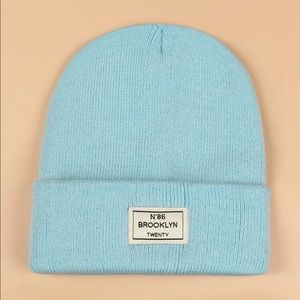 Baby Blue Brooklyn Twenty Beanie OS New